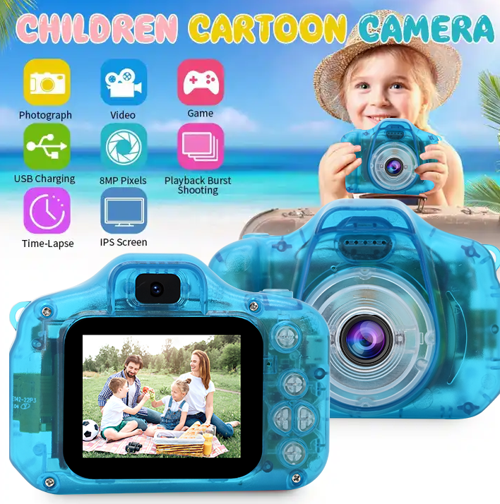Lightweight Portable Camera for Kids Shockproof Mini Camera for Kids Perfect Birthday Christmas Gift Toy Camera Wholesale
